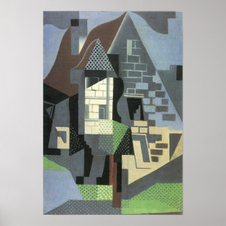Juan Gris - Houses in Beaulieu Poster