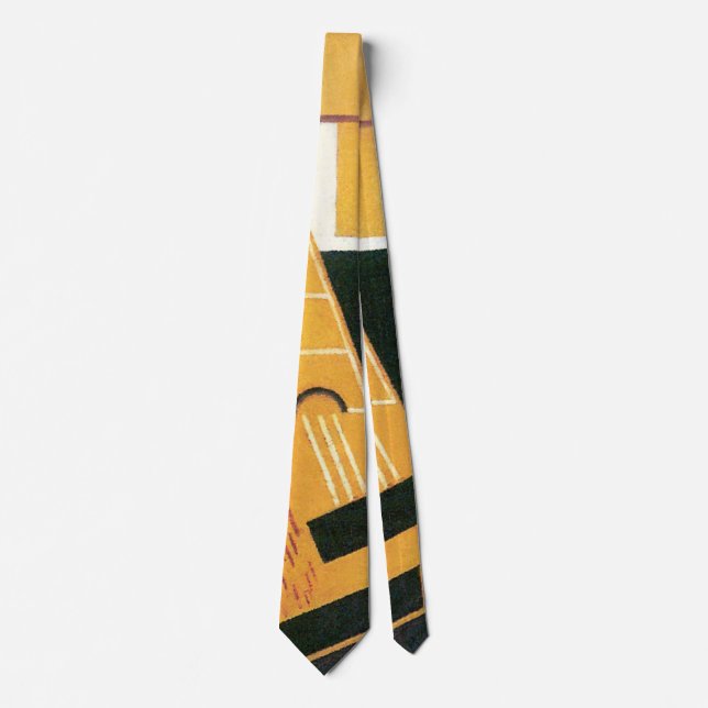 Juan Gris - Photograph of The Guitar Abstract Art  Tie (Front)