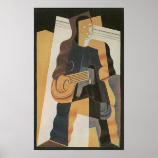 Juan Gris - Pierrot Poster