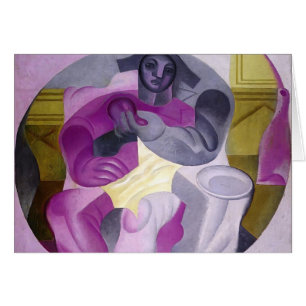 Juan Gris- Seated Harlequin