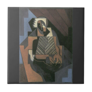 Juan Gris - Sitting peasant woman Tile