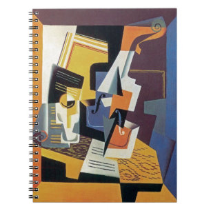 Juan Gris - Violin and Glass - Abstract Art Notebook