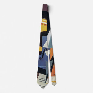 Juan Gris - Violin and Glass - Abstract Art Tie