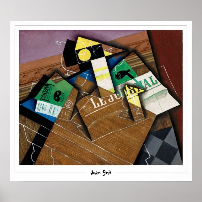 Juan Gris Zedign Art Poster #12 (Front)