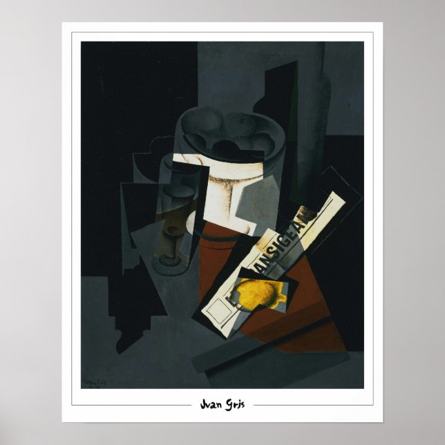Juan Gris Zedign Art Poster #237 (Front)