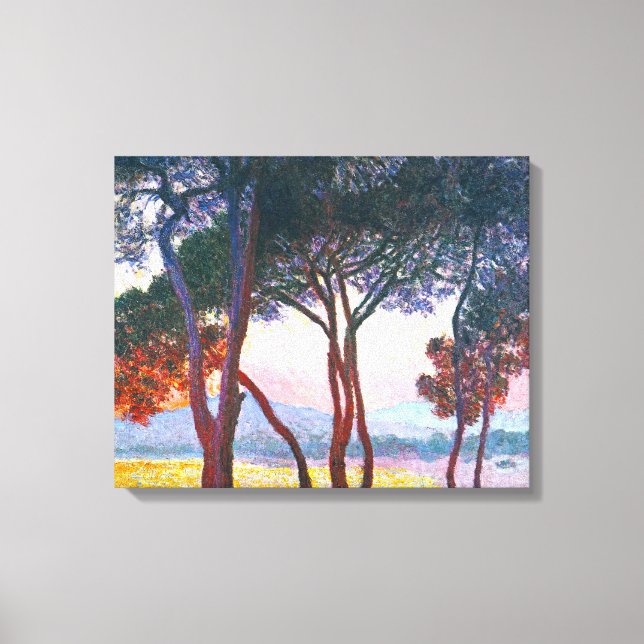 Juan les Pins, by Claude Monet Canvas Print (Front)
