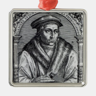 Juan Luis Vives Metal Tree Decoration