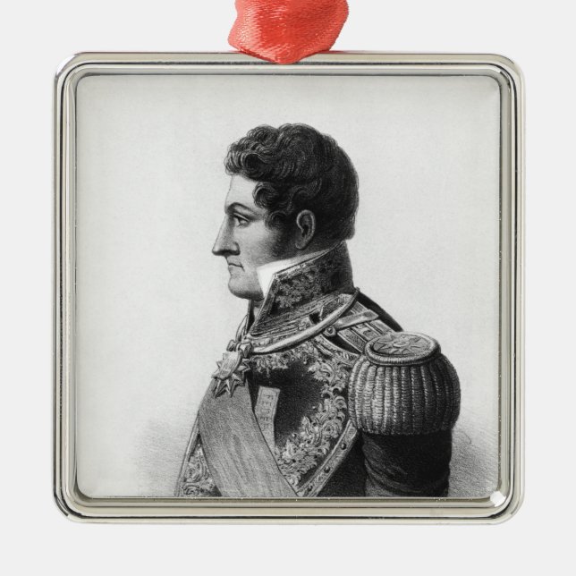 Juan Manuel de Rosas Metal Tree Decoration (Front)