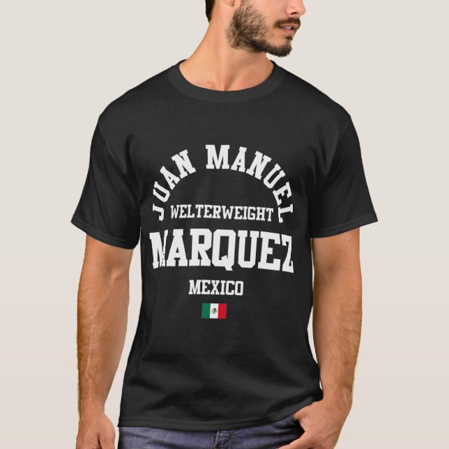 Juan Manuel Marquez Mexico Gym Welterweight Boxing T-Shirt (Front)
