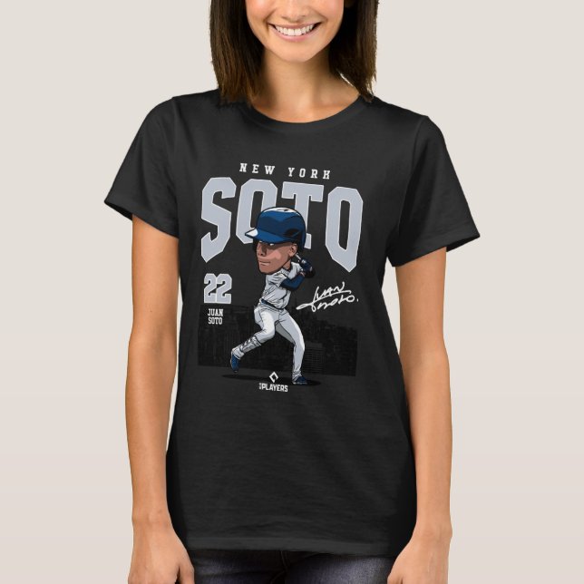 Juan Soto New York Baseball MLB Players MLBSOT4036 T-Shirt (Front)