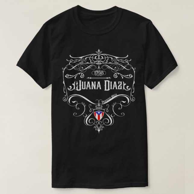 Juana Diaz Vintage design T-Shirt (Design Front)