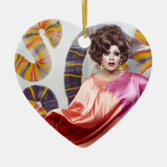 Juanita MORE! Ceramic Tree Decoration (Front)