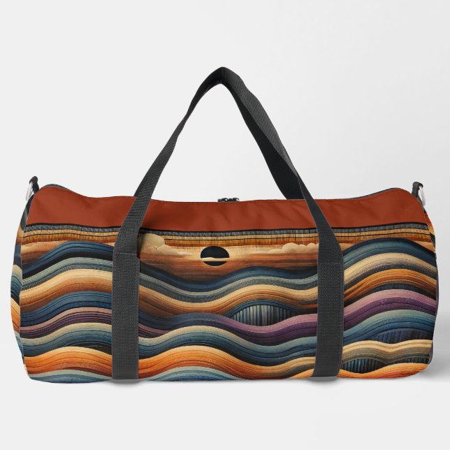 “JUAREZ”  HISPANIC-HERITAGE LARGE DUFFLE BAG (Front)