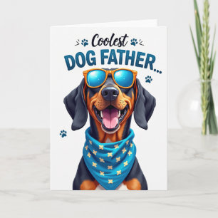Jubilant Canine Fathers Card