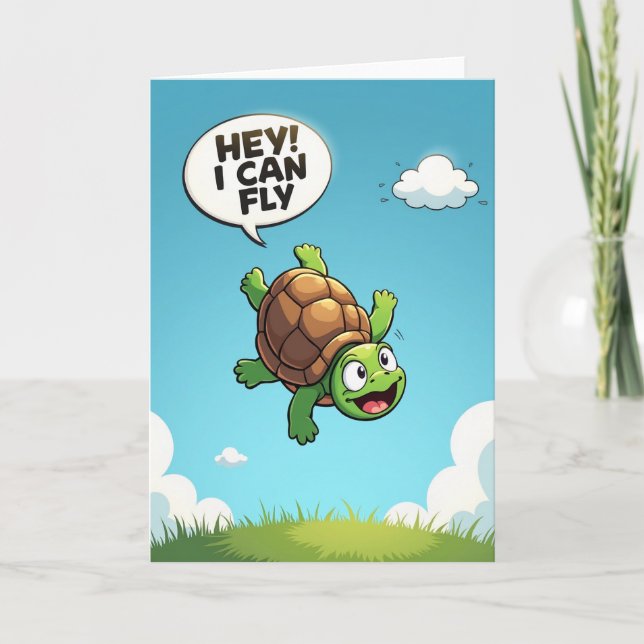 Jubilant Creature Birthday Card (Front)