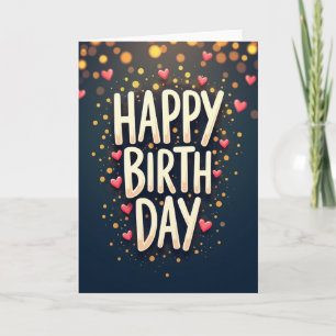 Jubilant Golden Glow Card