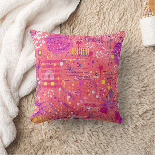 Jubilation: Maximalist Art Cushion