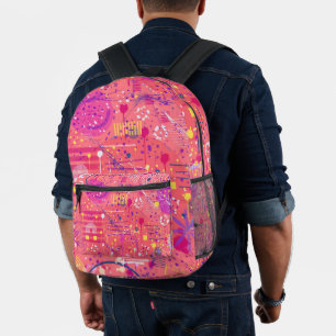 Jubilation: Maximalist Art Printed Backpack