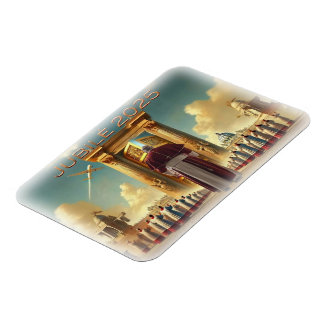 Jubilé 2025 Vatican, souvenir voyage, idée cadeau. Magnet