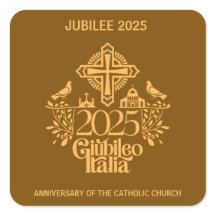 Jubilee 2025 Catholic Church, Custom stickers.