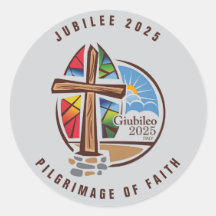 Jubilee 2025 Sticker, Pilgrimage of Faith.