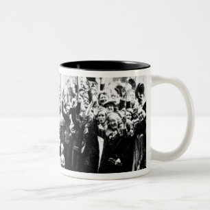 Jubilee Decoration in the East End Two-Tone Coffee Mug