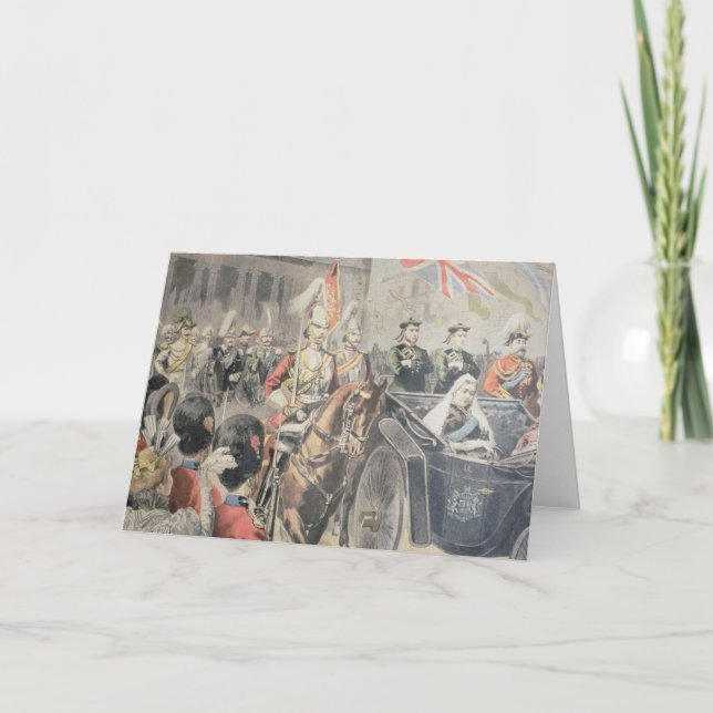 Jubilee of the Queen of England Card (Front)