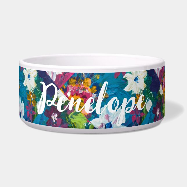 Jubilee Pet Bowl - Customise Name (Front)