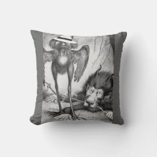 Jubjub Bird and the Bandersnatch Cushion