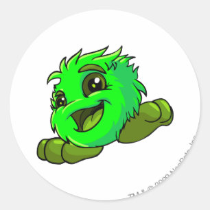 JubJub Glowing Classic Round Sticker