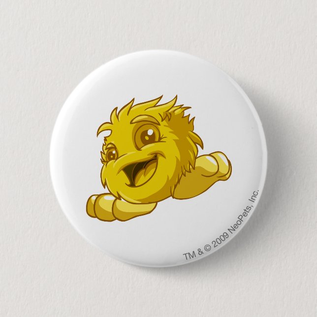 JubJub Gold 6 Cm Round Badge (Front)