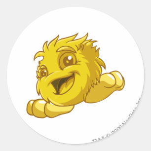 JubJub Gold Classic Round Sticker