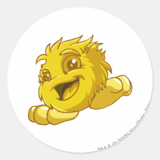 JubJub Gold Classic Round Sticker