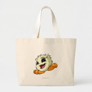 JubJub White Large Tote Bag