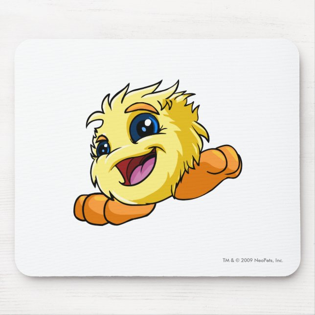 JubJub Yellow Mouse Mat (Front)