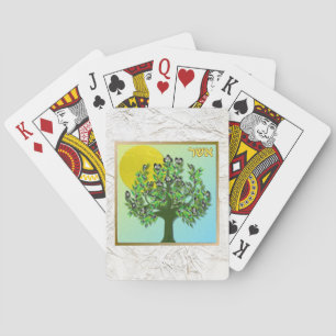 Judaica 12 Tribes Israel Asher Playing Cards