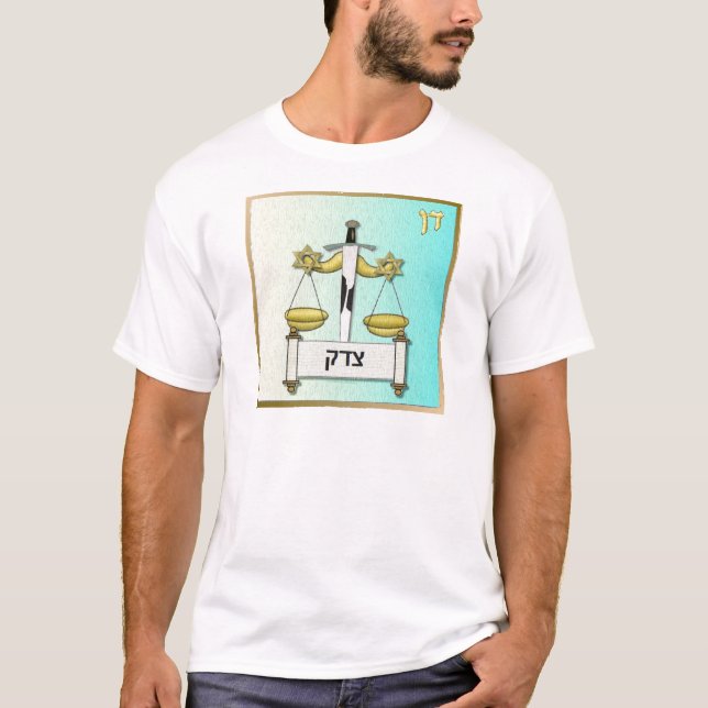 Judaica 12 Tribes Israel Dan T-Shirt (Front)