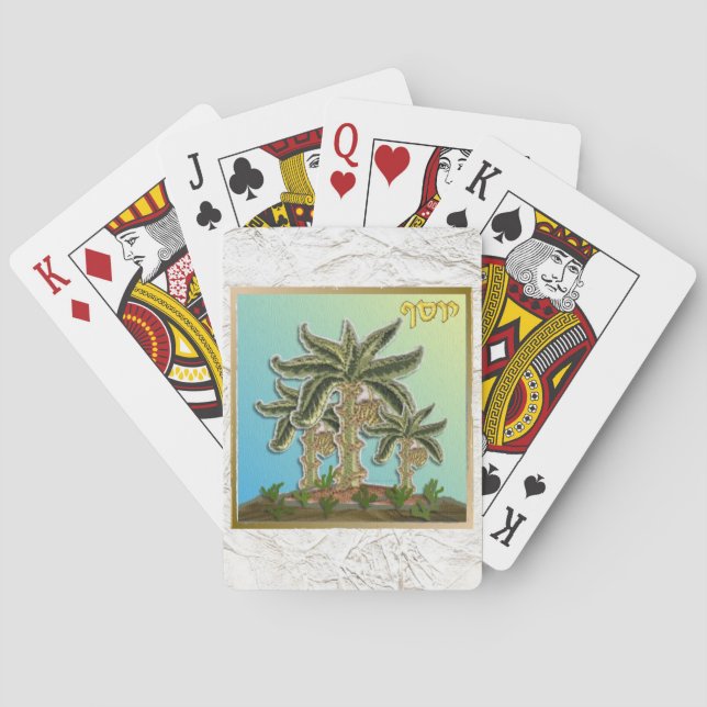 Judaica 12 Tribes Israel Joseph Playing Cards (Back)