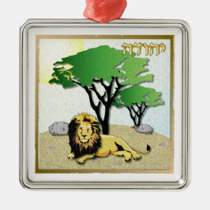 Judaica 12 Tribes Israel Judah Metal Tree Decoration