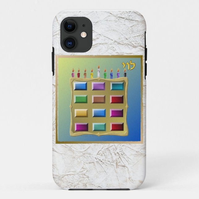 Judaica 12 Tribes Israel Levi Case-Mate iPhone Case (Back)