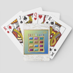 Judaica 12 Tribes Israel Levi Playing Cards