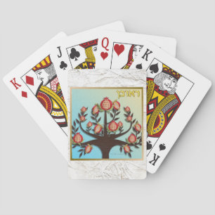 Judaica 12 Tribes Israel Reuben Playing Cards