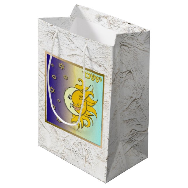Judaica 12 Tribes Of Israel Art Issachar Gift Bag (Front Angled)
