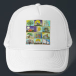 Judaica 12 Tribes Of Israel Art Panels Trucker Hat<br><div class="desc">You are viewing The Lee Hiller Design Collection. Apparel,  Gifts & Collectibles Lee Hiller Photography or Digital Art Collection. You can view her Nature photography at http://HikeOurPlanet.com/ and follow her hiking blog within Hot Springs National Park.</div>