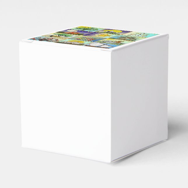 Judaica 12 Tribes Of Israel Art Print Favour Box (Front Side)
