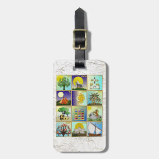 Judaica 12 Tribes Of Israel Art Print Luggage Tag