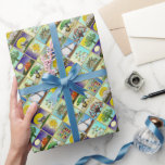 Judaica 12 Tribes Of Israel Art Print Wrapping Pap Wrapping Paper<br><div class="desc">You are viewing The Lee Hiller Photography Art and Designs Collection of Home and Office Decor,  Apparel,  Gifts and Collectibles. The Designs include Lee Hiller Photography and Mixed Media Digital Art Collection. You can view her Nature photography at http://HikeOurPlanet.com/ and follow her hiking blog within Hot Springs National Park.</div>