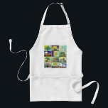 Judaica 12 Tribes of Israel Art Standard Apron<br><div class="desc">You are viewing The Lee Hiller Design Collection. Apparel,  Gifts & Collectibles  Lee Hiller Photography or Digital Art Collection. You can view her Nature photography at http://HikeOurPlanet.com/ and follow her hiking blog within Hot Springs National Park.</div>