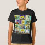 Judaica 12 Tribes of Israel Art T-Shirt<br><div class="desc">You are viewing The Lee Hiller Design Collection. Apparel,  Gifts & Collectibles  Lee Hiller Photography or Digital Art Collection. You can view her Nature photography at http://HikeOurPlanet.com/ and follow her hiking blog within Hot Springs National Park.</div>