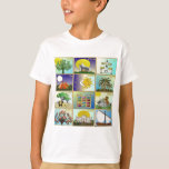 Judaica 12 Tribes of Israel Art T-Shirt<br><div class="desc">You are viewing The Lee Hiller Design Collection. Apparel,  Gifts & Collectibles  Lee Hiller Photography or Digital Art Collection. You can view her Nature photography at http://HikeOurPlanet.com/ and follow her hiking blog within Hot Springs National Park.</div>